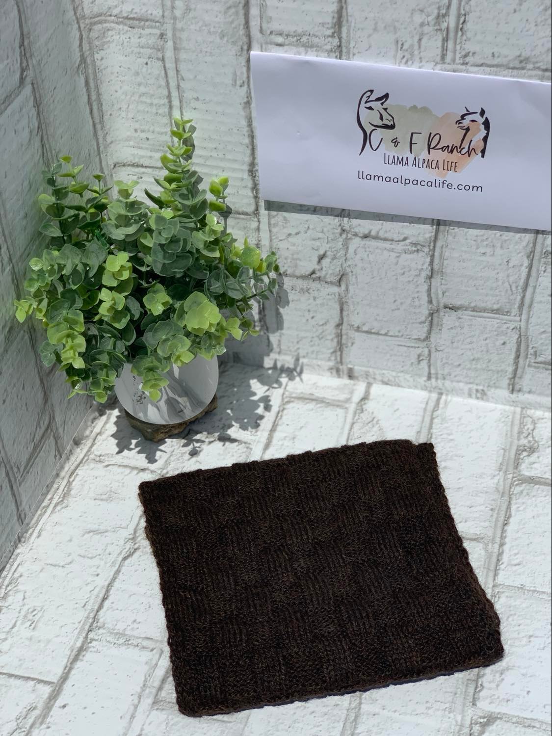 Basketweave Suri Scarf