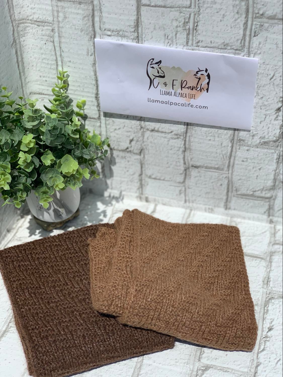 Herringbone Alpaca Scarf