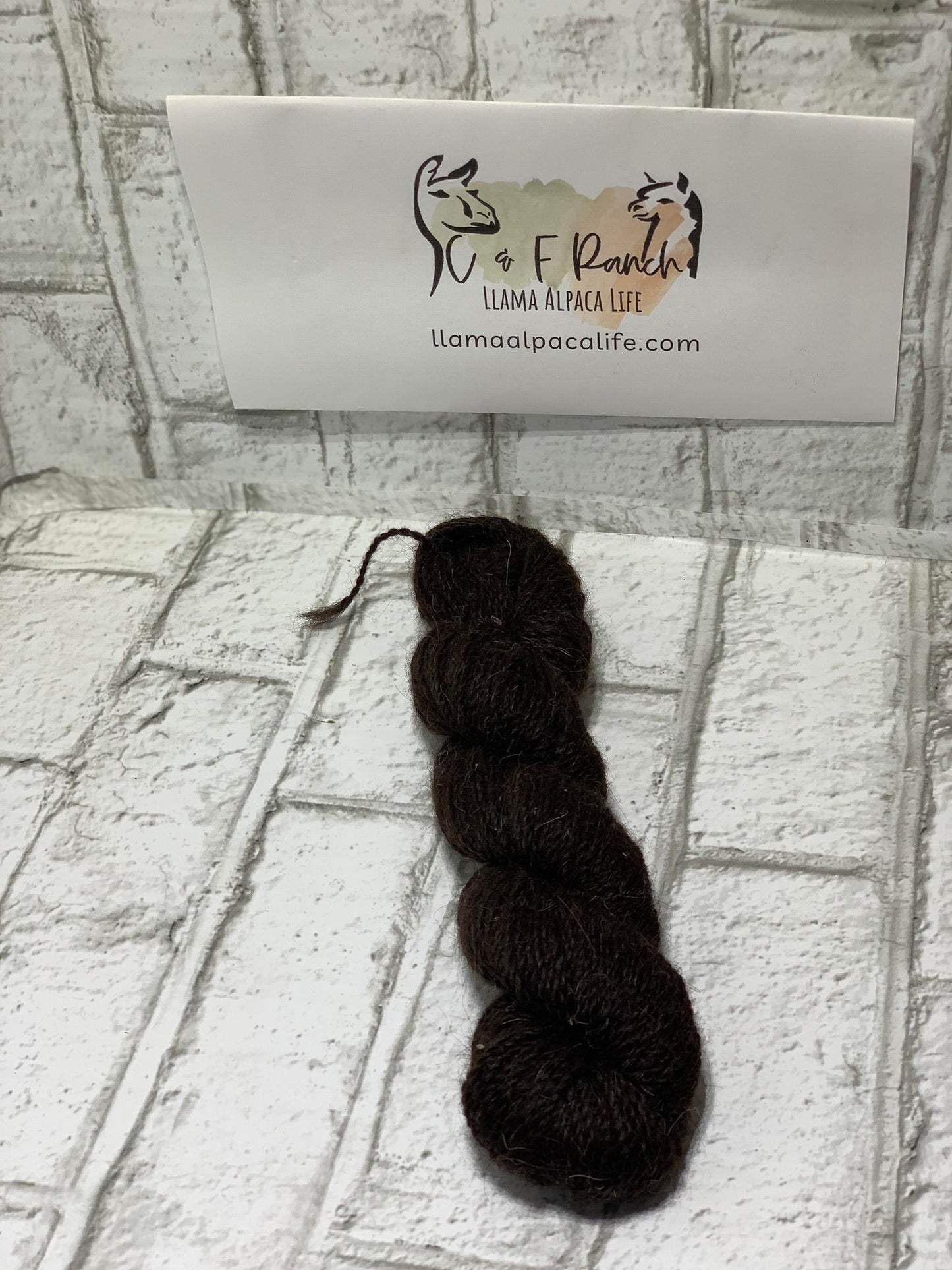 120 Yard 2 Ply 100% Llama Skeins