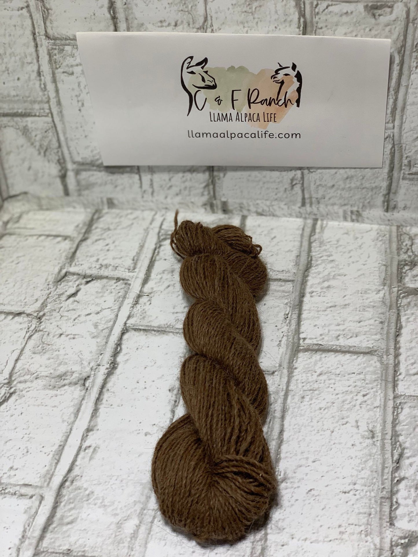 120 Yard 2 Ply 100% Llama Skeins