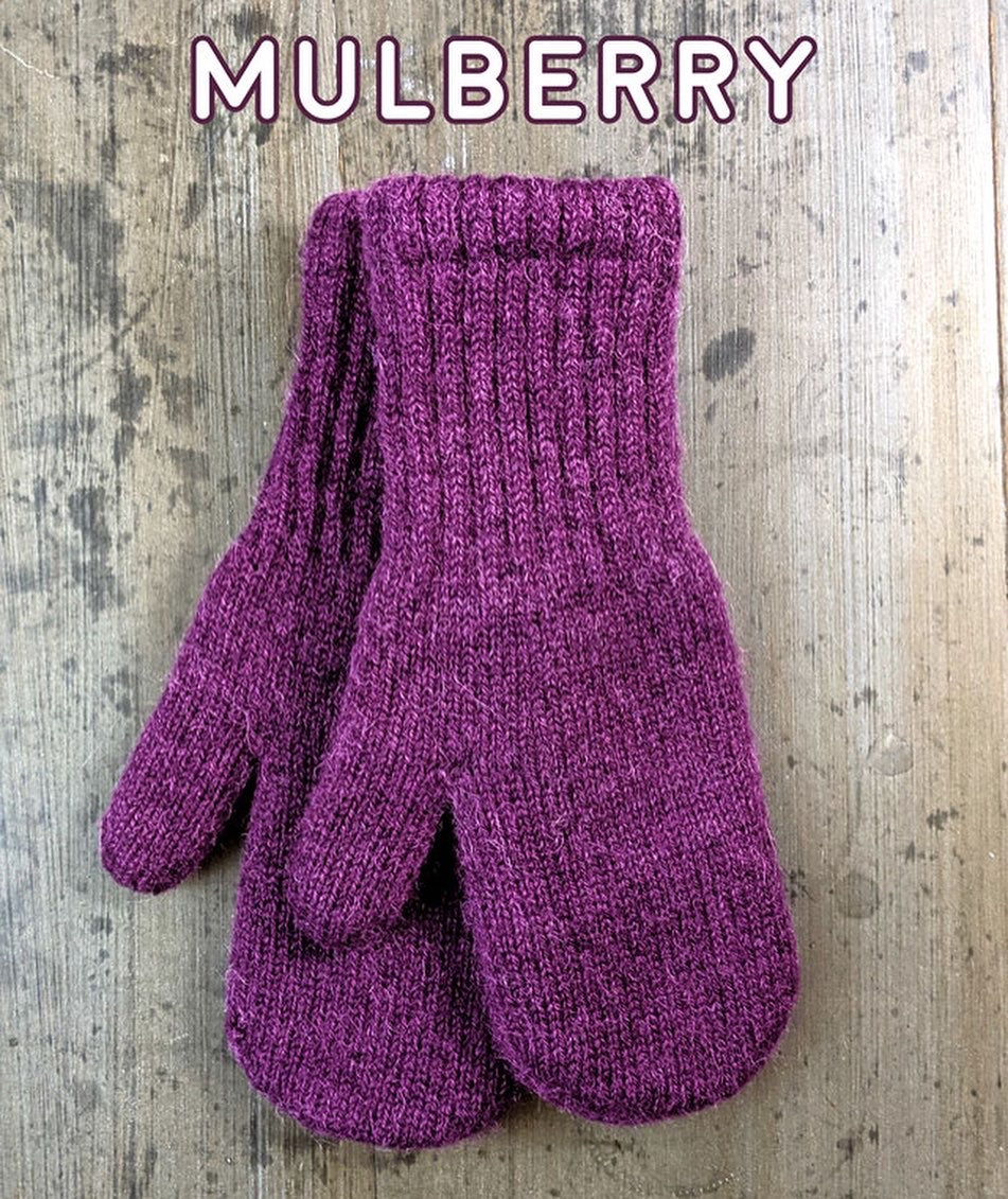 Adult Alpaca Boulce Lined Mittens