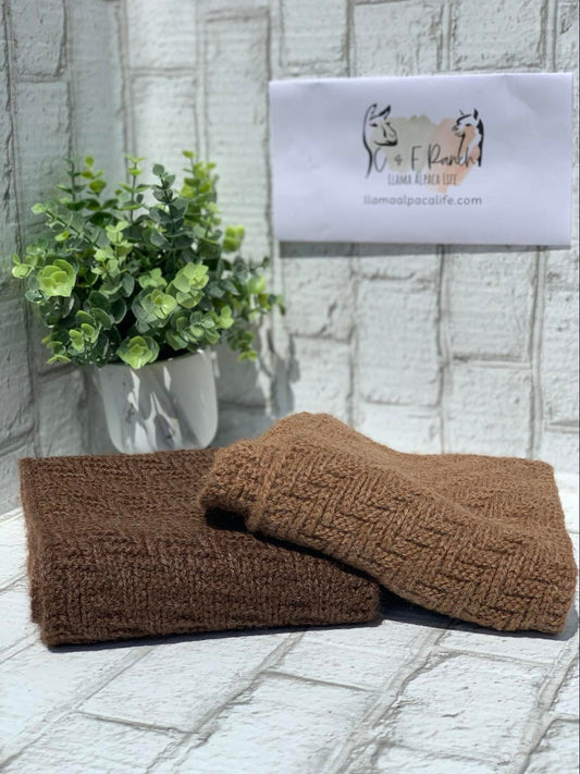 Herringbone Alpaca Scarf