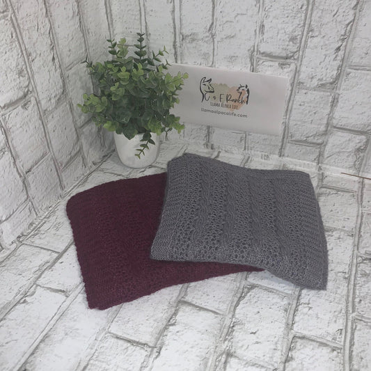 Cable & Lace Scarves