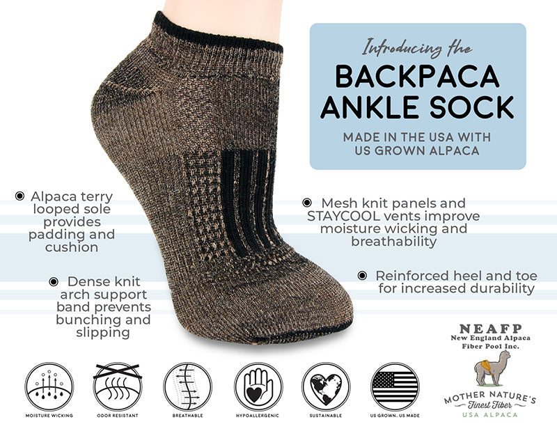 BackPaca Ankle Socks